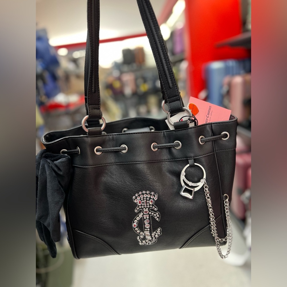 Juicy Couture Crown DayDreamer Tote Black Liquorice